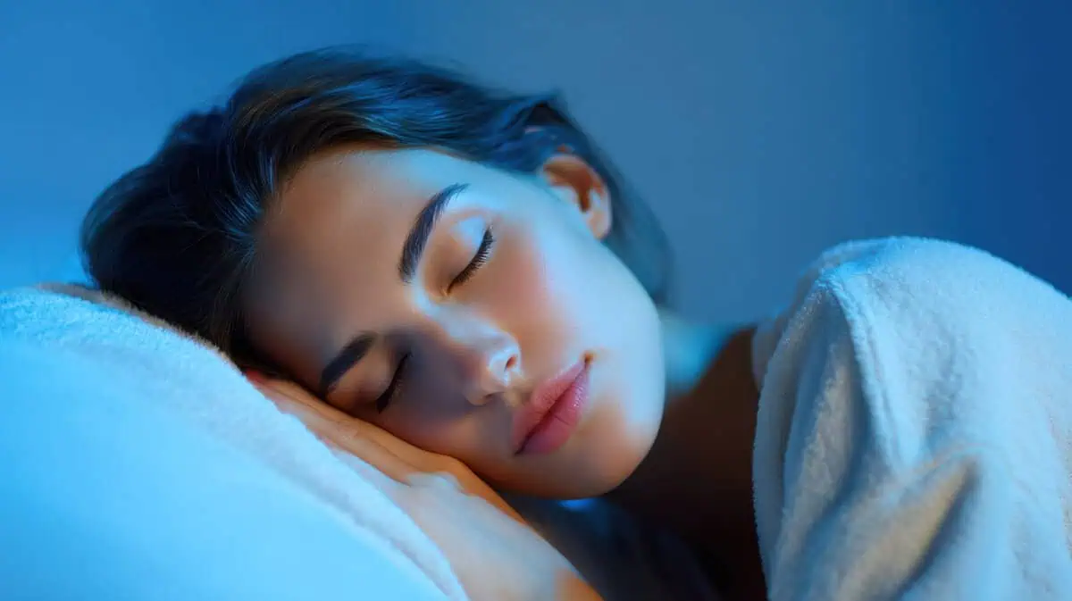 A woman is receiving Laser Therapy for Sleep Apnea & Snoring in Chico, CA at TrueU Wellness